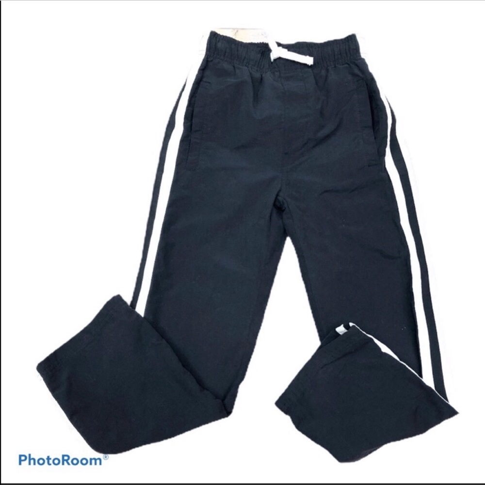 Gymboree black pocketed drawstring pants
